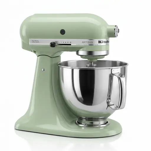 Robot pâtissier KitchenAid Artisan 5KSM175PS, coloris pistache, bol inox