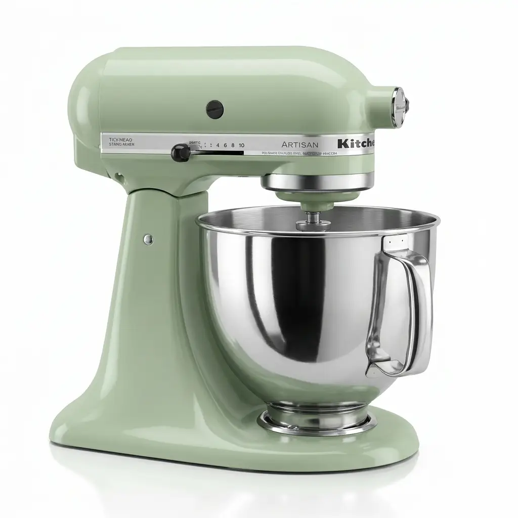 Robot pâtissier KitchenAid Artisan 5KSM175PS, coloris pistache, bol inox